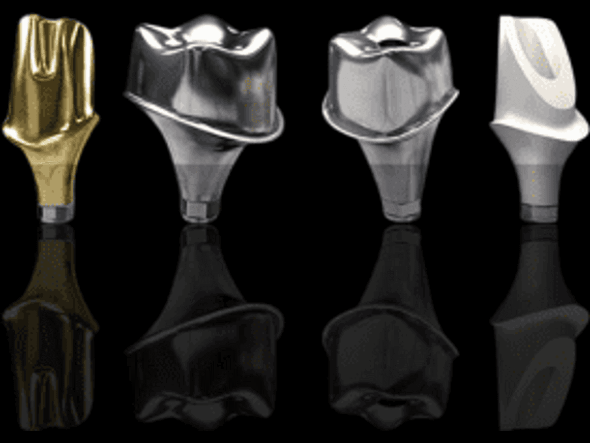 CNC Titanium Custom Abutment — product shot